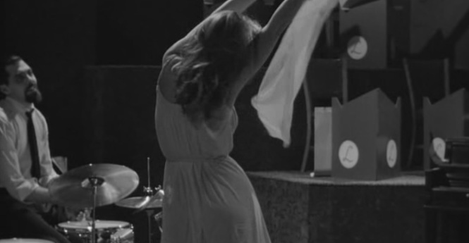 Mickey One (1965) - jazz dancing drummer girl