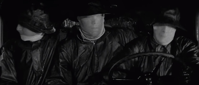 Plunder Road (1957) - film noir gold train robbery rain weather men heist scary