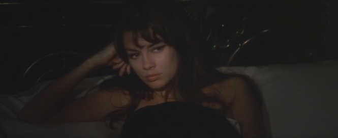 Castle Keep (1969) super sexy Therese (Astrid Heeren) in bed