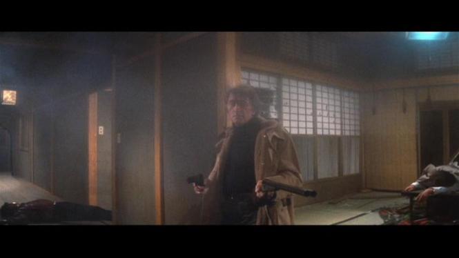 The Yakuza (1974) blu-ray Robert Mitchum end battle