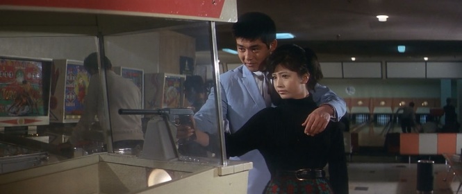 Tokyo Drifter (1966) Tetsu and Chiharu shooting game