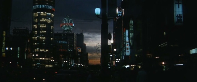 Tokyo Drifter (1966) tokyo at night looks like ridley scotts blade runner
