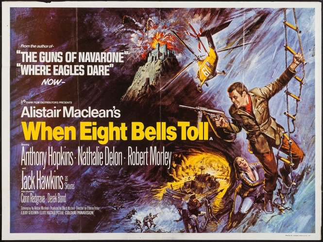 When Eight Bells Toll (1971) - movie poster one sheet action packed bond style
