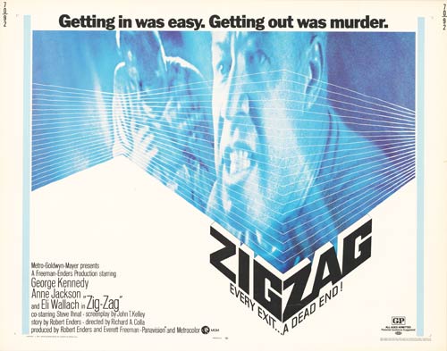 Zig Zag (1970) poster drama thriller george kennedy ranson mystery