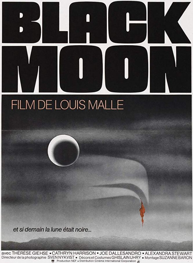 black moon (1975) louis malle poster amazzing artwork eagle
