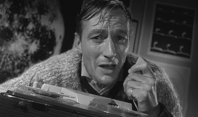 Unearthly Stranger (1963) John Neville British Science Fiction fear thriller tape recorder panic