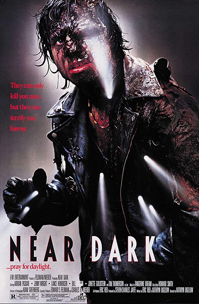 Near Dark (1987) dvd cover poster bill paxton burning mashed up