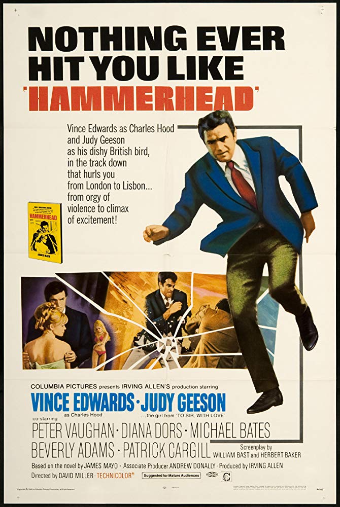 Hammerhead (1968) Vince Edwards Judy Geeson Peter Vaughan james bond like swinging 60s poster