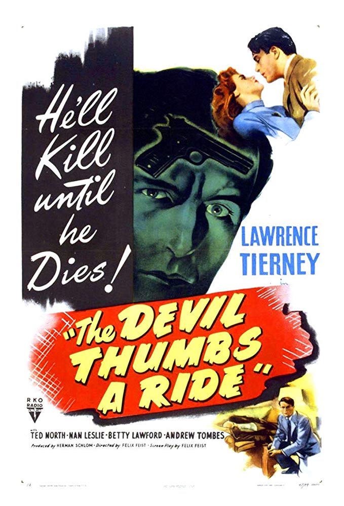 The Devil Thumbs A Ride (1947) Lawrence Tierney film noir thriller hitch hiker drama
